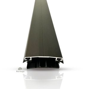 Klämprofil med Gummipackningar - Anodiserad Aluminium - Braun