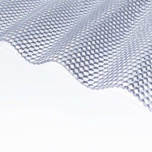Plasttak Polykarbonat – Klar DIAMOND 76/18 (bredd 1045 mm)