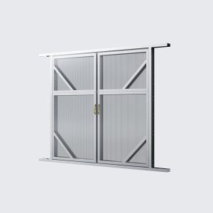 Dubbeldörr för växthus MAKAN Klassisk (182 x 170 cm)