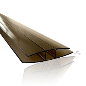 H Profil Plast - Brons (4-mm)