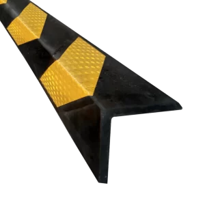 Gummi Hörnskydd 100×100×1000 mm – Svart