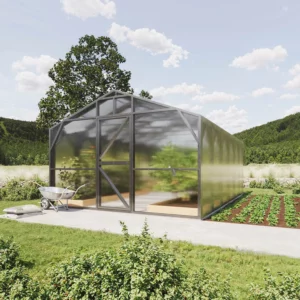 Stormsäkert växthus Makan 400 (16-80m²)