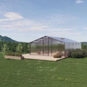 Stormsäkert växthus Makan 600 (36-120m²)