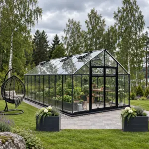Glas växthus Premium House Lux (5,4-33,2m²)
