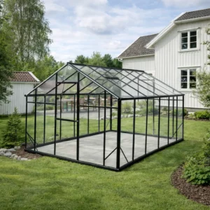 Glas växthus Sanus L (3,3-9,5m²)