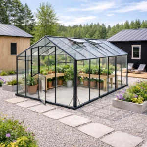 Glas växthus Sanus XL (4,4-12,5m²)