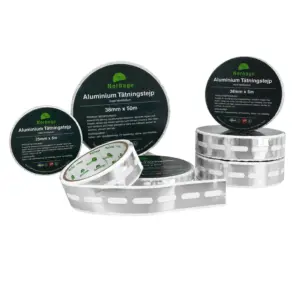 Ventilationstejp i aluminium (25mm - 60mm) - 25 mm, 25 m