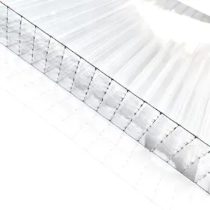 Kanalplastskiva 40 mm Klar – Polygal UV-skydd 4300 g/m²