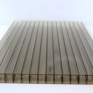 Kanalplastskiva 16 mm Brons – Polygal UV-skydd 2500 g/m²